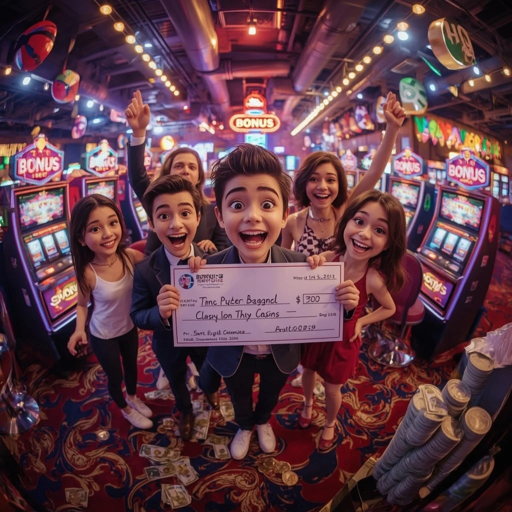 bonus nelle mani di un uomo al casinò QUIGIOCO CASINO