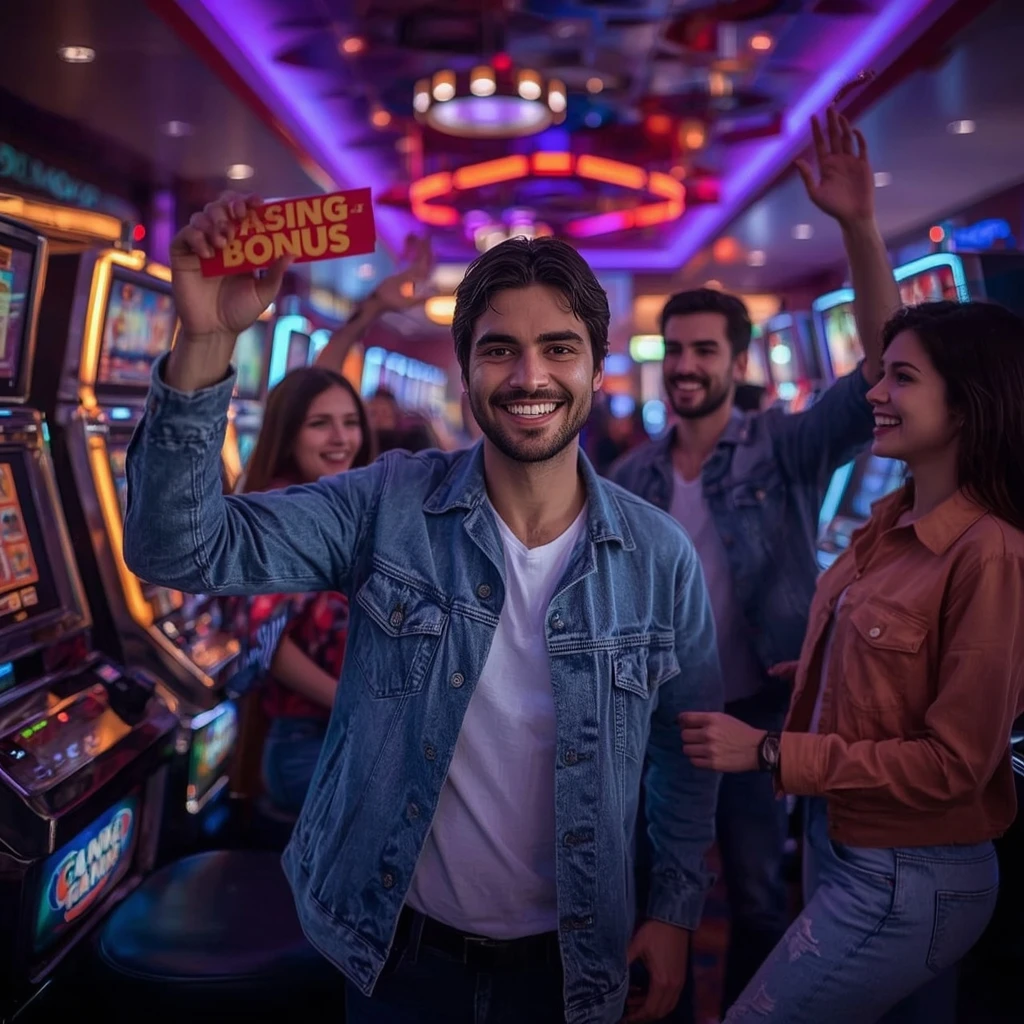 una persona con un bonus del casinò QUIGIOCO CASINO